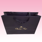 custom black paper merchandise bags printing wholesale manufacturer