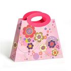 custom printed paper tote shopping bags making with die-cutting handle manufacturer