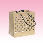 custom brown paper bags for sale manufacturer with window printing
