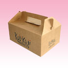 custom low cost of corrugated cardboard boxes with hanger for birthday cake