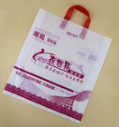 custom printed cheap white plastic handbags packaging sizs with handle factory
