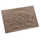 custom leather clothing tags leather luggage labels embossed leather patches