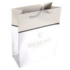 Custom Printed Luxury Silver Paper Carrier Bags with Embossed Logo Suppliers