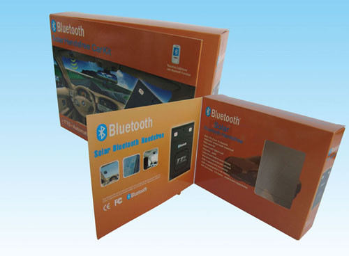 custom full color printing recycled paper box with door closed