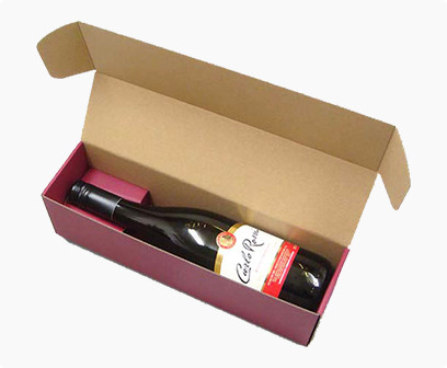Corrugated Cardboard Wine Packaging Boxes for Sale Cardboard Storage for Wine Packing