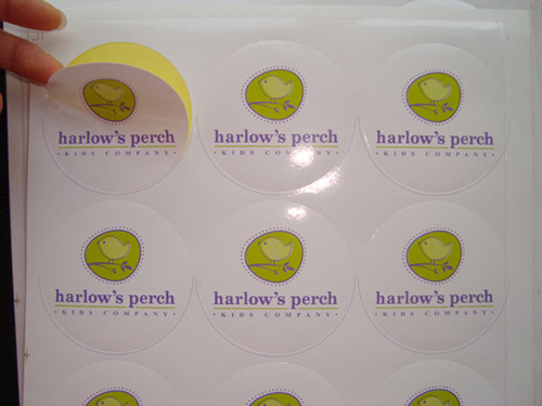 custom printing logo sticker die cut stickers removable stickers easy peel off