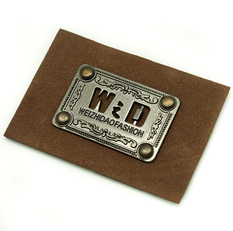 Custom Personalized Leather Patches Leather Tags Clothing Labels