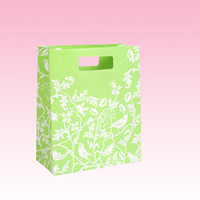 customized wholesale brown paper bag manufacturer with flat paper handles