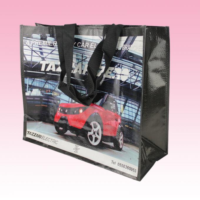 custom Recycled PP Woven shopping bag printing Bopp laminated manufacturer