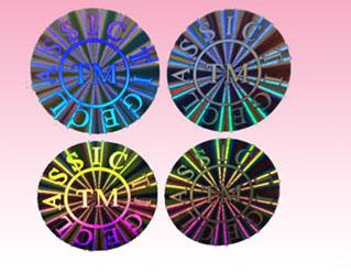 custom round hologram sticker holographic sticker label for sale manufacturer