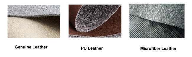 Genuine Custom Leather Labels Bespoke Longlasting Die Cut Border Velcro Backing