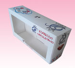 custom Luxury full color recycled paper box with clear plastic cover