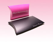 custom luxury paper pillow box printing manufacturer with spot UV logo