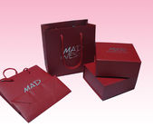 luxurious paper carboard cosmetic box with silver stamping logo
