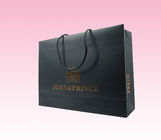custom black paper gift bags with handles packaging printing manufacturer