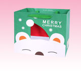custom promotion Christmas paper carrier bags printing manufacturer