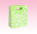 custom green paper T-shirt bag packing company for sale shenzhen