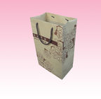 custom luxury paper gift bag factory with embossed red hot stamping logo