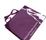custom purple paper bags printing manufacturer for down jacket