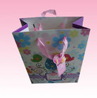 custom luxury paper party bags factory with satin ribbon rope