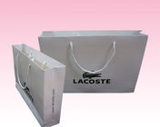 custom plain white paper shopping bags buik printing manufacturer