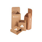 custom luxury Kraft paper box packaging making for cosmetic manufacturer