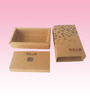 custom folded kraft paper drawer box wholesale supplier with sleeve
