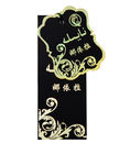 Luxury Clothing Paper Hangtag Printing with Emboss Silver Foil UV Logo Maufacturer