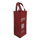 custom non woven wine packaging bag with logo printing manufacturer for shopping