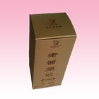 custom wholesale E- flute corrugated cardboard paper wine box for sale supplier
