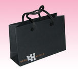 custom wholesale black kraft paper clothing tote bags printing for sale supplier