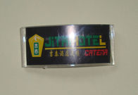 custom plastic name tags holders name badges online for work with safety pin