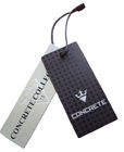 custom t shirt tags labels paper tags on clothes with holographic logo factory