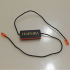 custom black plastic security string tags for clothing stores emboss silver logo