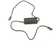 custom gray plastic security seal tags hang tag with emboss letters manufacturer