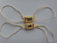 custom garment  hang tag string seal plastic tag factory with brand logo design