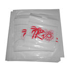 white plastic bags packaging printing wholesale with die-cutting handle supplier