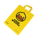 custom Eco-Friendly plastic retail bags with plastic handle artwork printing