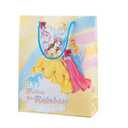 custom recycled colored plastic garment bags with artwork printing handle rope