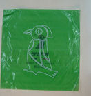 custom green color plastic polypropylene zipper bags packing sizes design maker