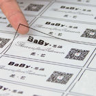 custom personalised printing plastic self adhesive sticker label design factory