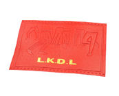 custom luxury leather tags branding embossed leather logo bulk manufacturer
