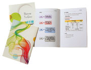 custom full color business flyer leaflet printing tri fold brochure factory