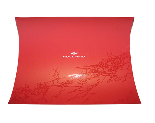 Custom Paper Black Pillow Box With Silver Foil Stamping Logo – Luxury Printed Packaging Manufacturer
