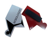 Custom Reusable Company Metal Aluminium Magnetic LOGO Name Tags Badges Printing