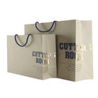 Custom Luxury Paper Carrier Gift Bags Wholesale Design Print with Red Foil Logo