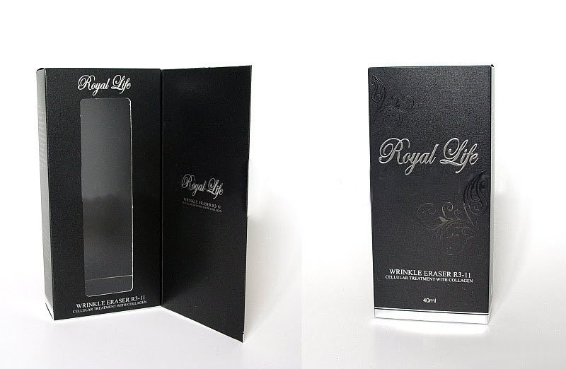 custom personalized printing paper packaging box with door colosed and PVC / PET window