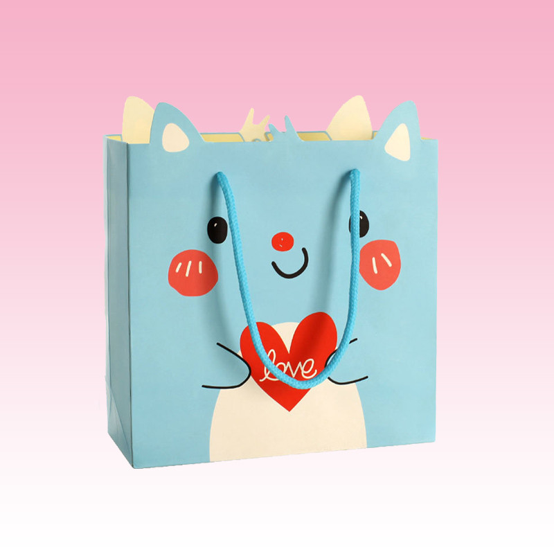 custom OEM / ODM recycled cute paper bag size supplier for christmas