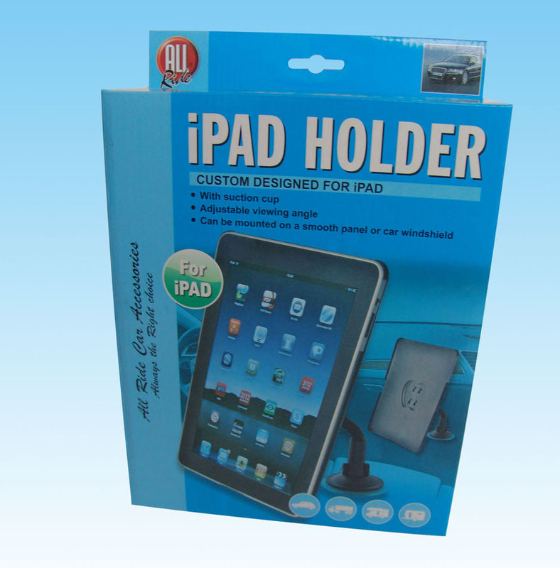 recycled paper packing box printing factory with paper hanger for IPAD  car  bike holder