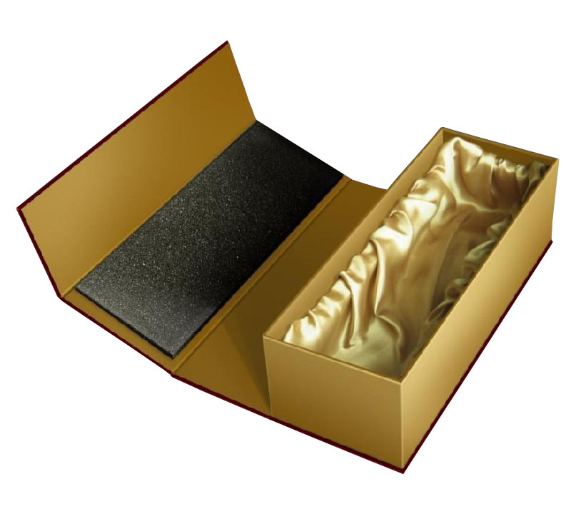 custom printed brown paper gift packaging boxes with satin clothing